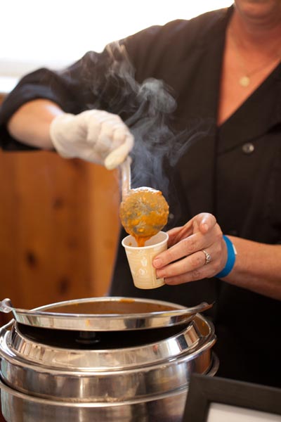 Soup Sampling. Courtesy of Gaelen Casey Photography.