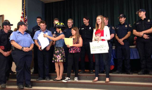 Santa Margarita Elementary, Santa Margarita Fire Department, Alisa Ann Ruch Burn Foundation, Meagan Friberg