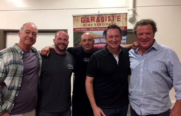 “Illegal Blends! Garagiste Winemakers Break Old World Wine Rules.” (l-r) Doug Minnick, Jeffrey Streakas, Steve Lemley, Erick Allen & moderator Stu McLennan.