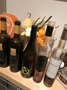 Lineup of wines - Rotta, Cypher and Four Vines