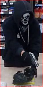 Photo taken from surveillance footage.