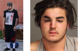 24-year-old Matthew Edward Martinez remains at large. Booking photo from prior arrest.