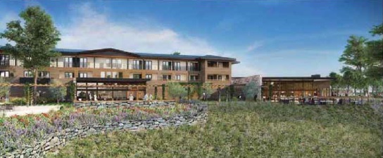 A view from the pool deck