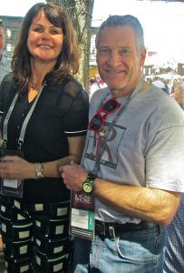 John Alban and his wife Lorraine, Alban is featured in the chapter - the Rhone Movement's Flower Child