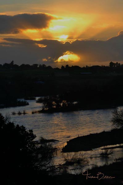 Photo of sunrise taken Jan. 11 by photographer Trisha Butcher.