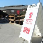 Cider tasting at Tin City
