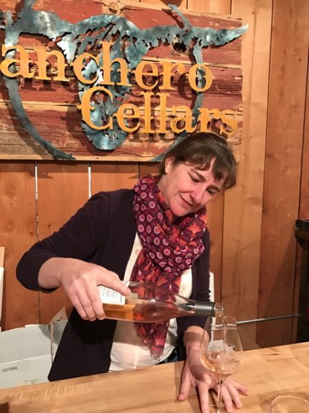 Winemaker Amy Butler of Ranchero Cellars pours her 2015 Galaxie at Paso Underground tasting room. Photos by Mira Advani Honeycutt