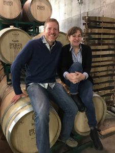Jason Haas of Tablas Creek Vineyard and Amy Butler of Ranchero Cellars