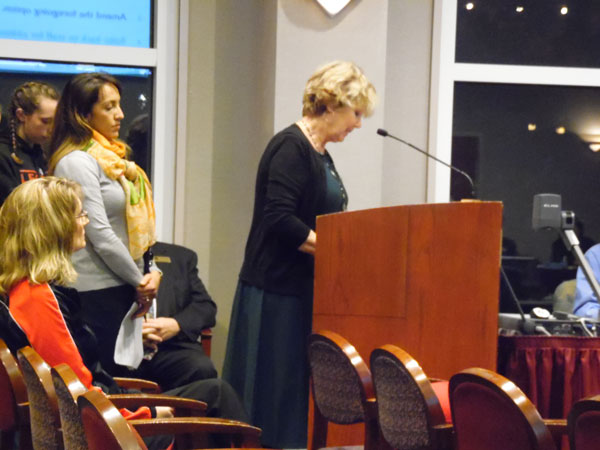 Karle-addressing-council