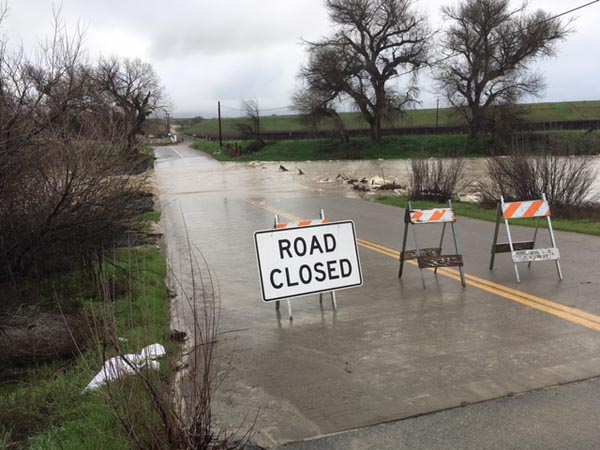 Road closure paso robles