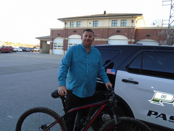 Cole and his bicycle.