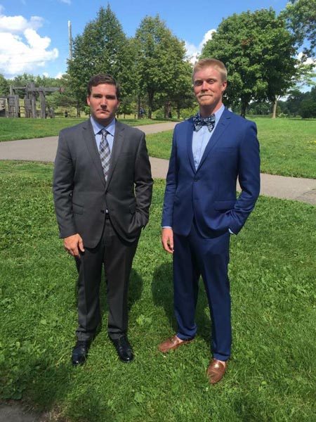 Thomas Booth and his business partner, Alex Davis.