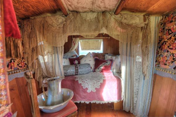 Filled with inviting vintage fabrics and exuding comfort. Photo provided by Donna Polizzi.