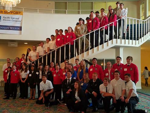 PRHS Skills USA state conference participants.