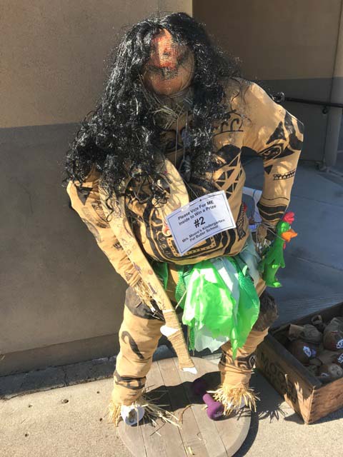 downtown paso robles, scarecrows