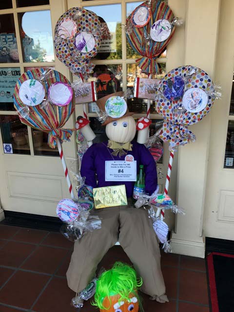 downtown paso robles, scarecrows