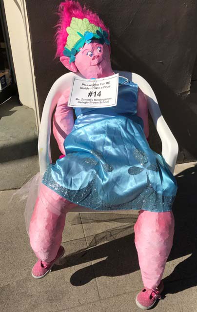 downtown paso robles, scarecrows