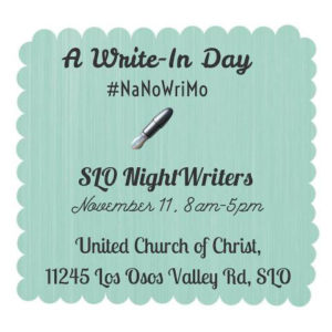 National Novel Writing Month, NaNoWriMo, SLO NightWriters