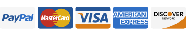 Visa, Mastercard, American Express, Discover, and Paypal are accepted - eflyer payment