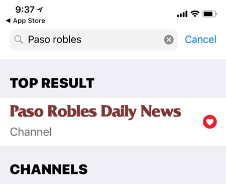 Paso Robles Daily News on Apple News