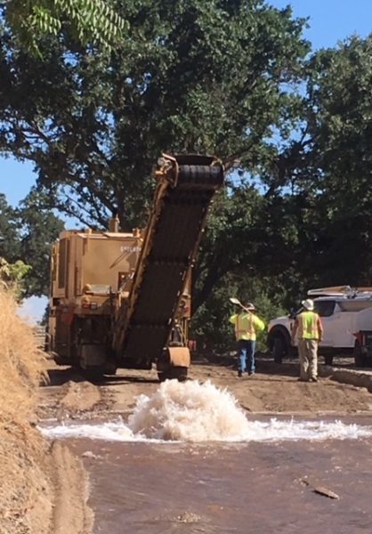 Water main breaks paso robles