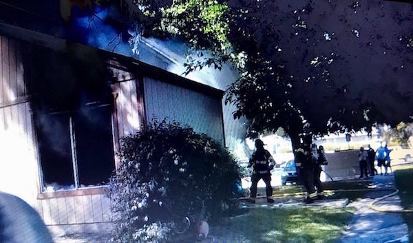 Apartment fire atascadero