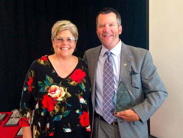 Deputy District Attorney Stephen Wagner with MADD Victim Services Specialist Carla Pearson