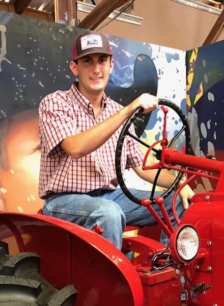 Tyler Shimke paso robles high school student tractor restoration