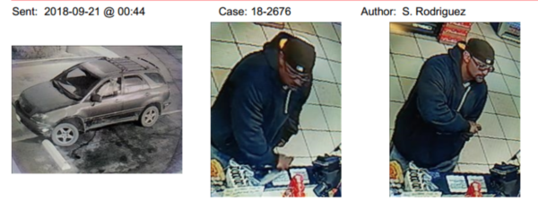 Chevron robbery suspect located