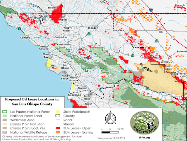 BLM land opened to fracking san luis obispo county
