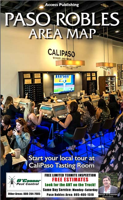 Paso Robles Area Map Cover