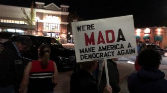 trump protest paso robles