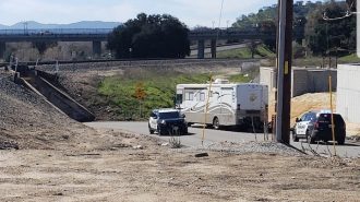 rv gets stuck paso robles