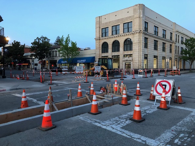 work on 13th Street paso robles April 15th