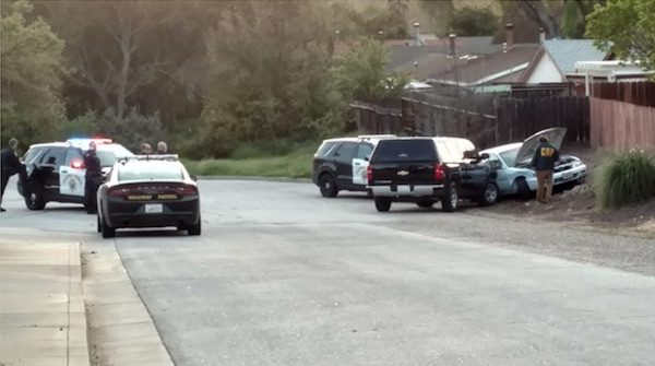 Officer injured during vehicle pursuit