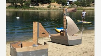 cardboard boat races