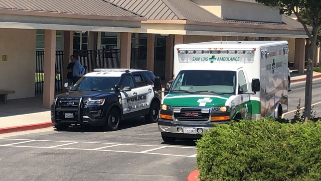 Paso Robles Emergency Services respond to Daniel Lewis Friday morning