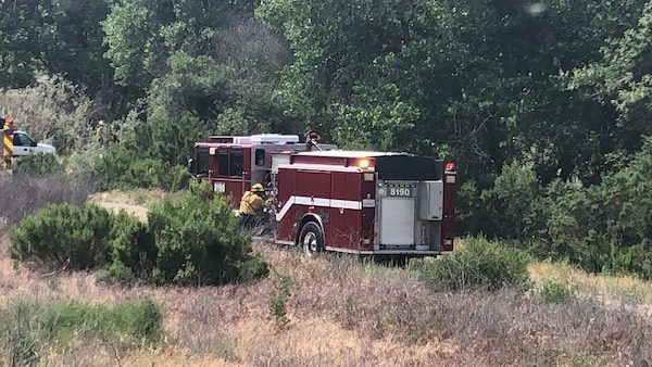 Fire in the riverbed paso robles