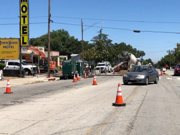 road work spring street paso