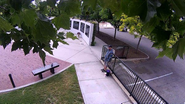 Police searching for man who they say stole from Faces of Freedom memorial