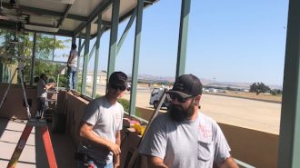 Joe's One-Niner Diner men at work