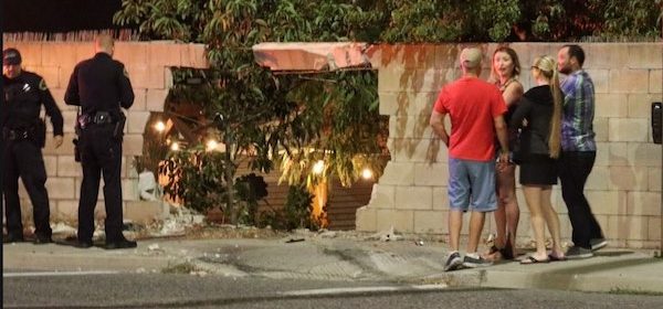 vehicle through wall paso robles
