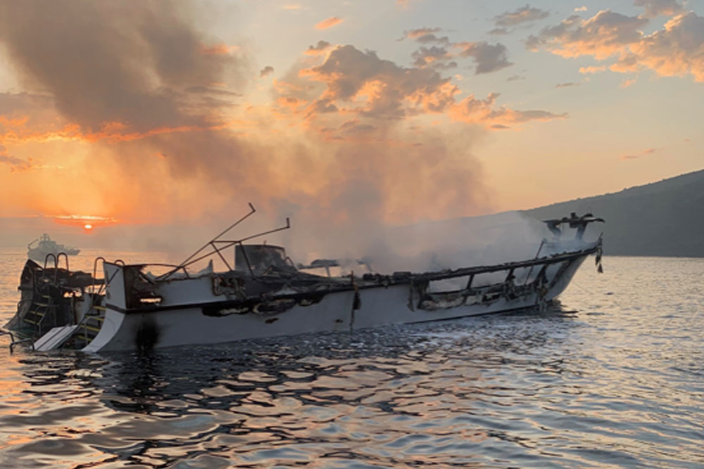 dive boat fire