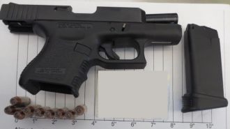 loaded gun SLO airport