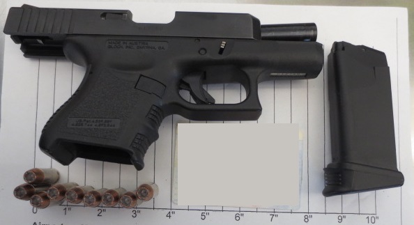 loaded gun SLO airport
