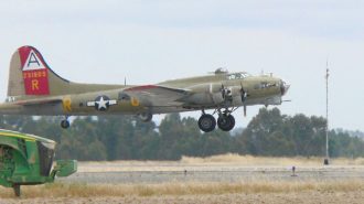 A B-17 bomber