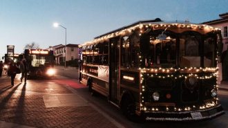 Holiday Trolley begins looping through downtown SLO