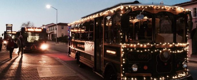 Holiday Trolley begins looping through downtown SLO