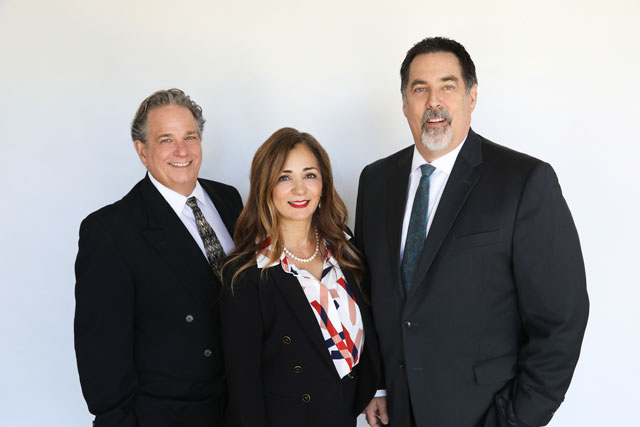 bank of sierra new staff Deric Hamilton, Shahla Gholami, Bill Nethercott.