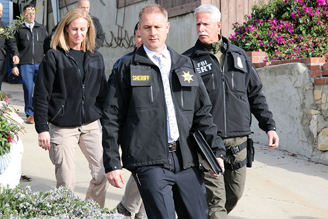 FBI at Susan Flores home